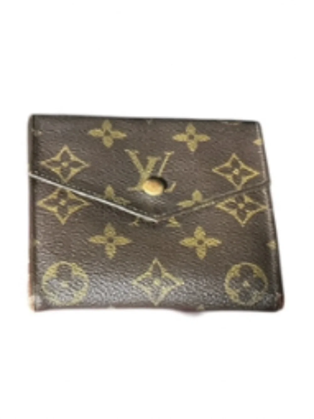 Authentic Louis Vuitton Vintage Monogram Canvas Wallet w/Unbranded Pouch